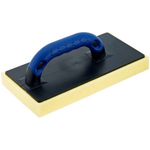 LUX Lavagna per piastrelle Classic, 280 mm, con manico blu e spugna gialla.
