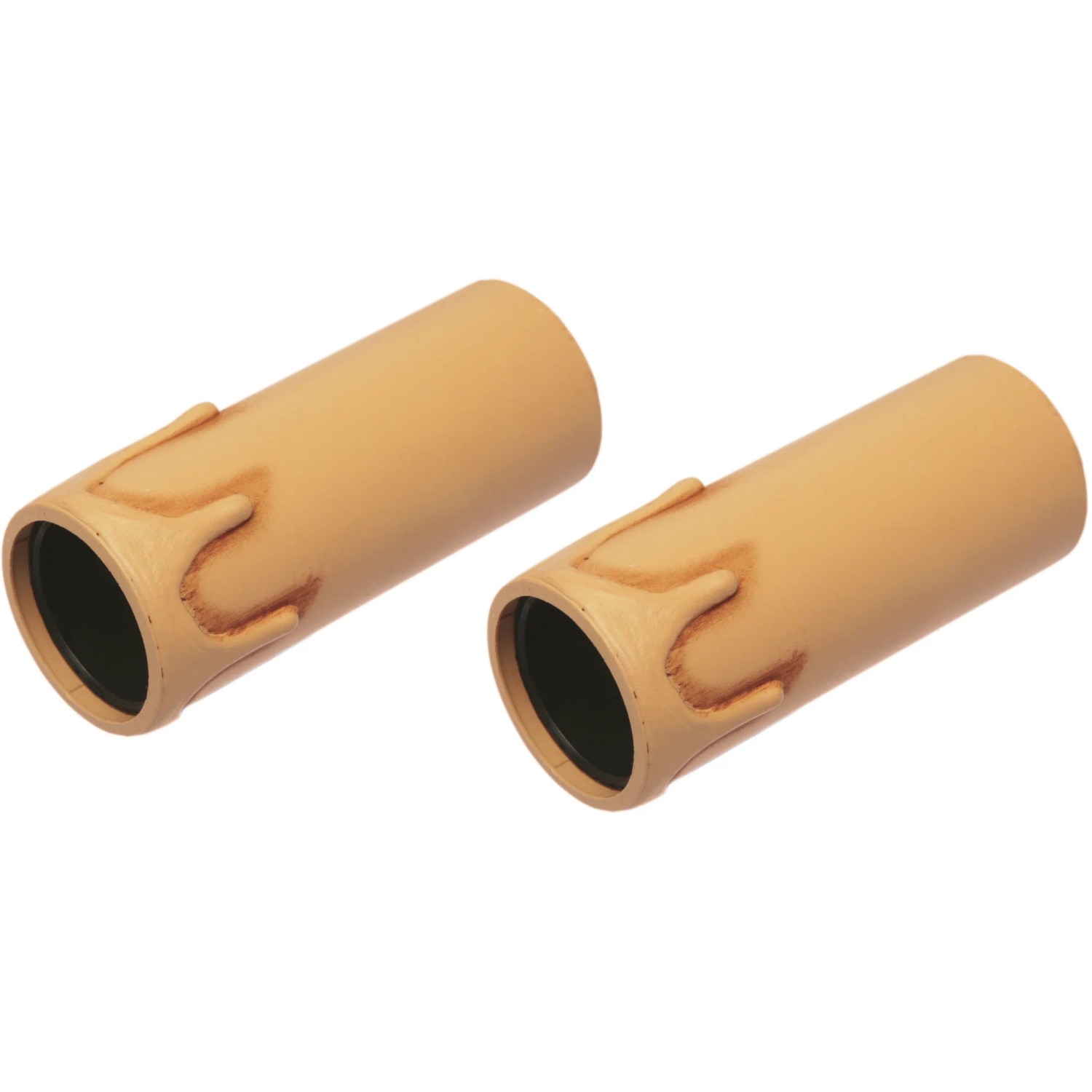 10 Pezzi Tubo Portalampada a Candela E14 Accessori Modello a Strappo Base Lampada Lampadario Tubo Dritto Tubo Lampadario di Cristallo 25x80 Mm Involucro in Metallo per Accessori