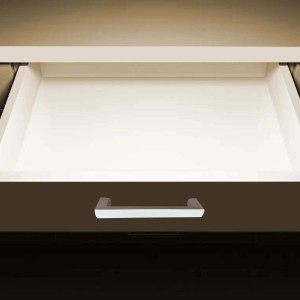 Cassetto con maniglia per mobili t.b.t color argento.