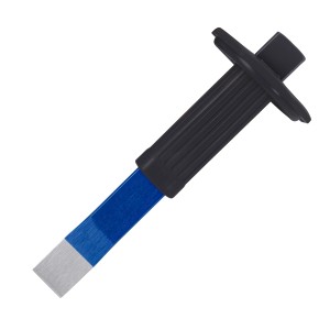Scalpello LUX con protezione mani Comfort, blu/argento, lunghezza 230mm.