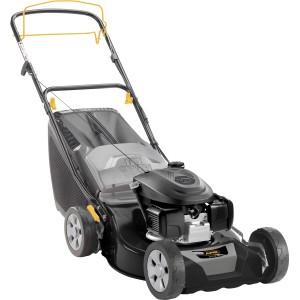 Alpina Tosaerba a benzina AL4 46 SH con motore Honda, larghezza taglio 46 cm e cesto di raccolta.