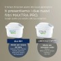 Due cartucce filtro acqua t.b.t., MAXTRA PRO, per acqua potabile pulita e bevande calde.