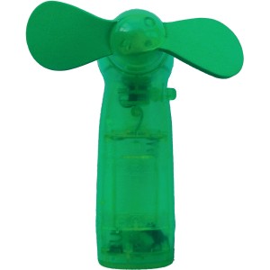 Ventilatore portatile CMI verde, a batteria e ideale per viaggiare.