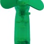 Ventilatore portatile CMI verde, a batteria e ideale per viaggiare.
