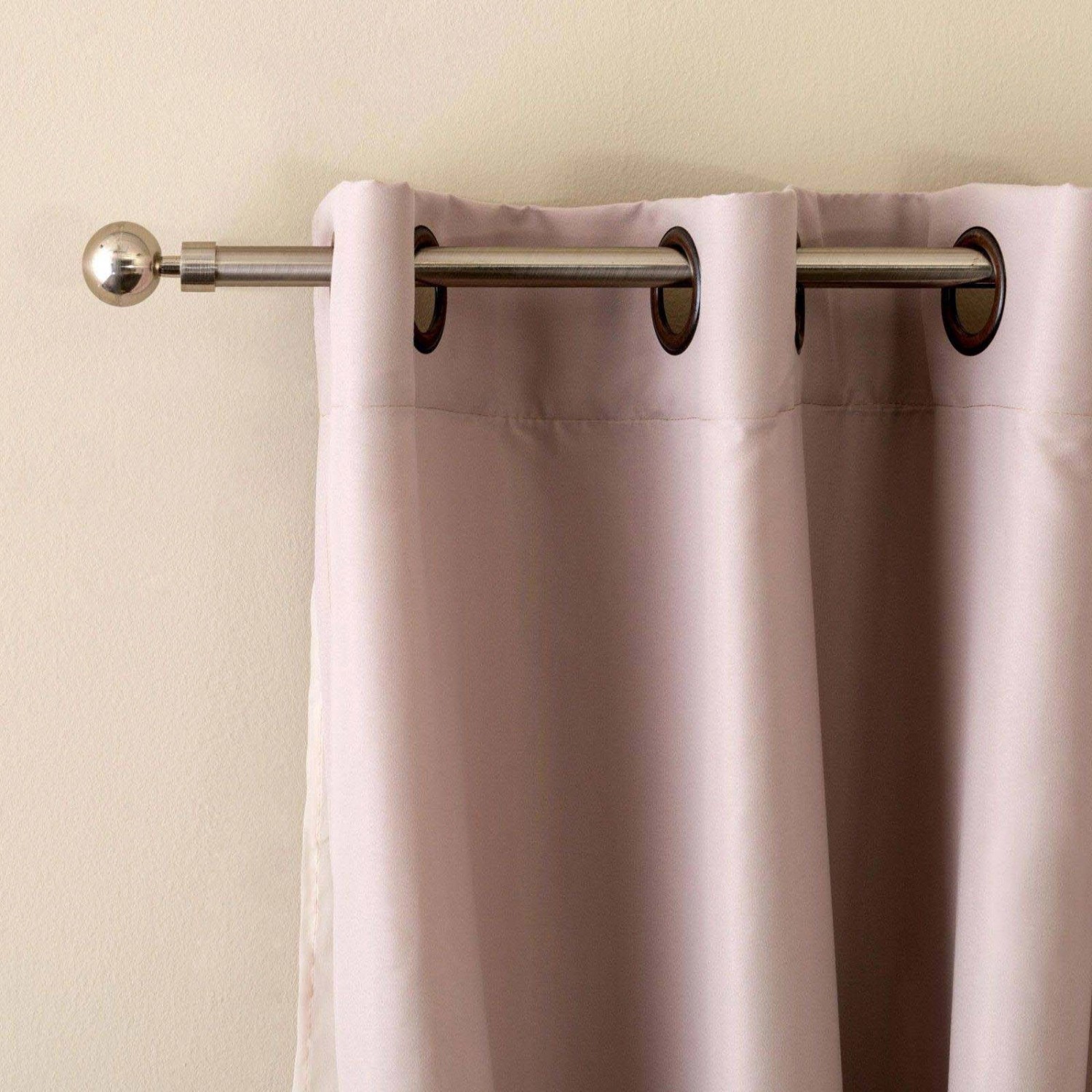 Supporto Per Asta Per Tenda Da 19 Mm E 28 Mm Supporto Per Staffa Per Asta Da Soffitto In Metallo Cromato Spazzolato, Ottone Nero Rame (ottone Antico, 28 Mm - Foto 5