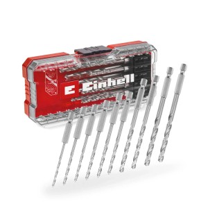 Set di punte da trapano per metallo Einhell, 10 pezzi, con custodia. Punte per metallo, non ferrosi e plastica.