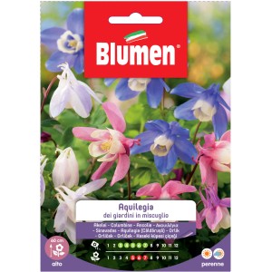 Semi di fiori Aquilegia 'dei giardini in miscuglio' per fiori colorati.
