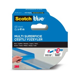 Nastro adesivo Scotch Blue per diverse superfici, 48 mm x 41 m.
