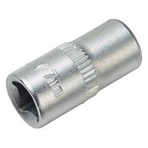 Bussola LUX esagonale 7 mm, attacco 6,3 mm (1/4), acciaio al cromo vanadio.