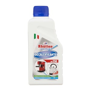 Rhütten Decalcificante per macchine da caffè e bollitori, flacone da 250ml.