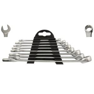 Set chiavi combinate acciaio al carbonio cromate satinate 8 pz 6-17 mm