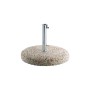 t.b.t. Base per ombrellone in pietra con tubo metallico.