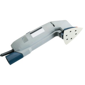 Levigatrice a delta con triangolo adesivo LUX K180, 96 mm, accessorio per levigare superfici verniciate.