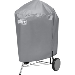 Copertura Weber per barbecue a carbone da 57 cm, grigia, protegge da raggi UV e pioggia.