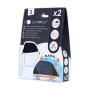 t.b.t. Set di parasole per auto (2 pezzi) per interni, elastico, taglia S.