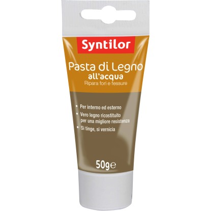 Pasta di legno all`acqua effetto noce 50 g