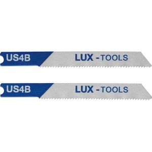 Due lame per seghetto alternativo LUX in metallo, attacco a U, 50 mm, per tagli fini nel metallo.