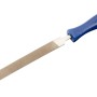 Lima per chiavi LUX, 100mm, piatta smussata, con manico blu per limature di precisione.