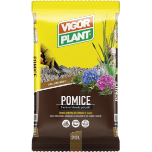 Sacco di pomice Vigor Plant 20L, substrato di base per piante.