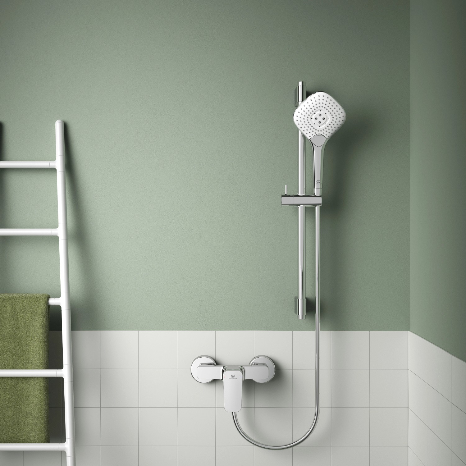 Miscelatore Ideal Standard Ceraplan Per Vasca E Doccia | Cromato Con Doccetta Idealrain E Supporto - Foto 6