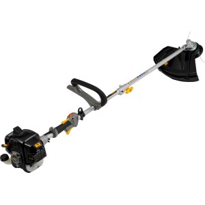 Decespugliatore a benzina Alpina ABR 26 J con bobina a doppio filo e lama a 3 denti.