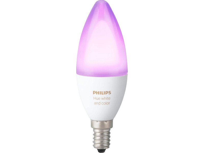 Philips Hue lampadina singola White and color ambiance E14