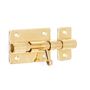 Chiavistello dorato per porte e finestre.