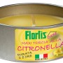 Candela alla citronella in contenitore di metallo, Antizanzare per repellente per insetti.