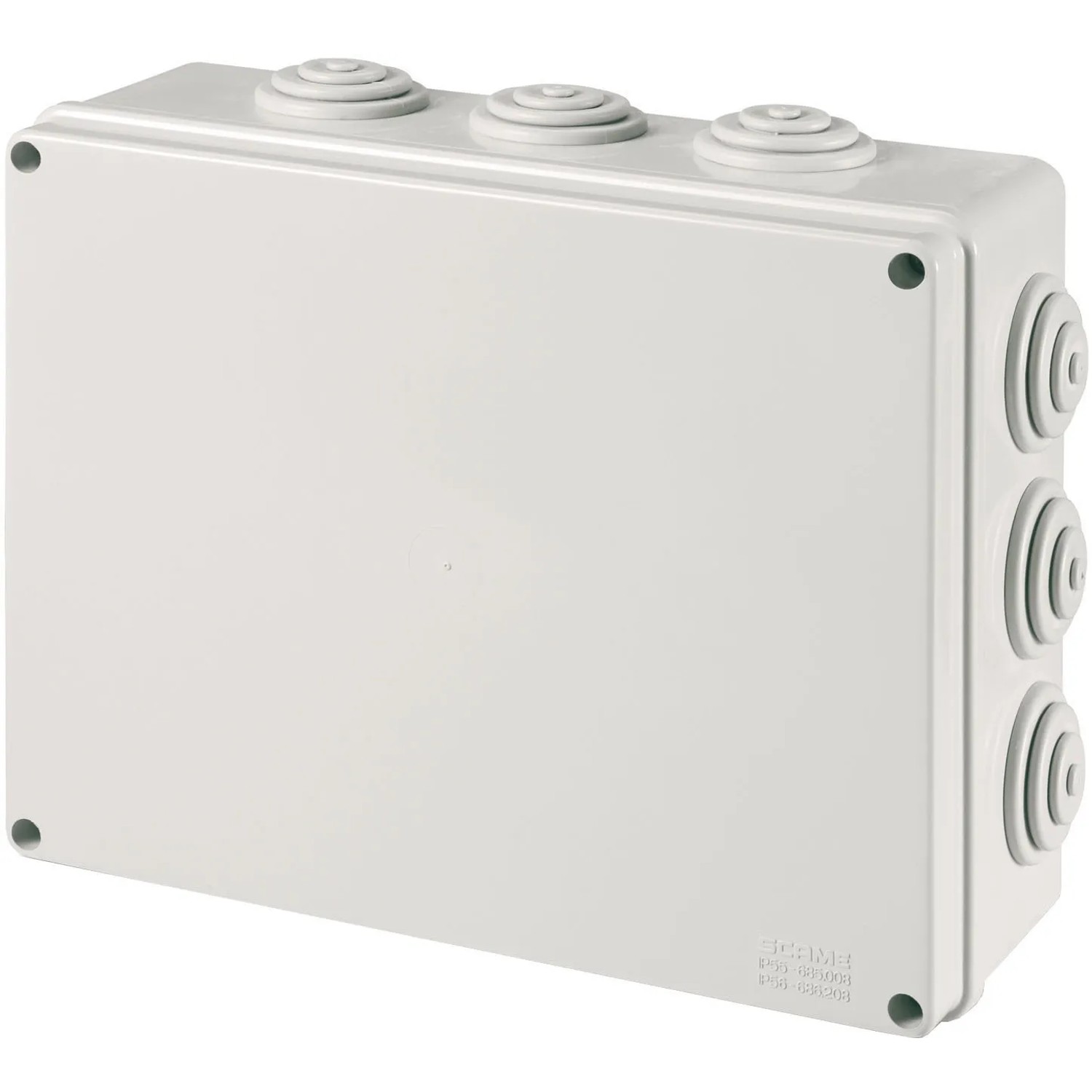 Hyuduo Scatola Di Derivazione Stagna In ABS, 230x150x85 Mm, IP65, Colore Bianco, Con Viti E Corda, Per Impianti Elettrici Domestici E Progetti Elettronici