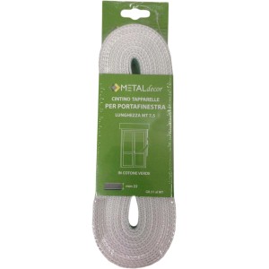 Cintino per tapparelle in cotone, lunghezza 7,5 m, arrotolato nella confezione.