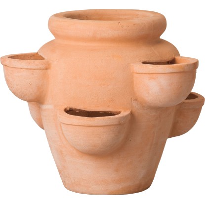 Vaso per fragole in terracotta tondo Ø 34 cm x 27 cm