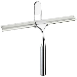 Wenko tergivetro per bagno e doccia Classic cromato con supporto a parete.