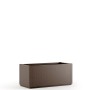 Fioriera da esterno rettangolare marrone t.b.t.