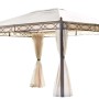 Gazebo t.b.t. con tende, ideale per giardino e terrazza.