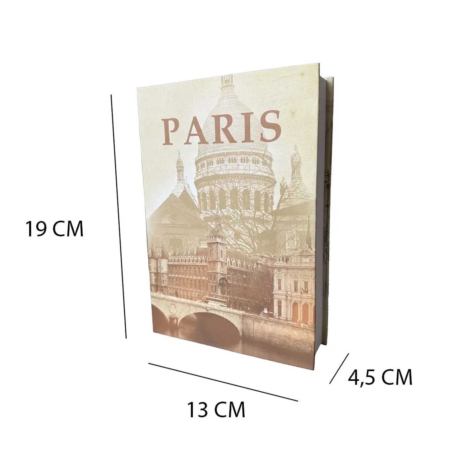 t.b.t. Cassaforte a libro con design Parigi, ideale per custodire oggetti di valore. Casseforti.