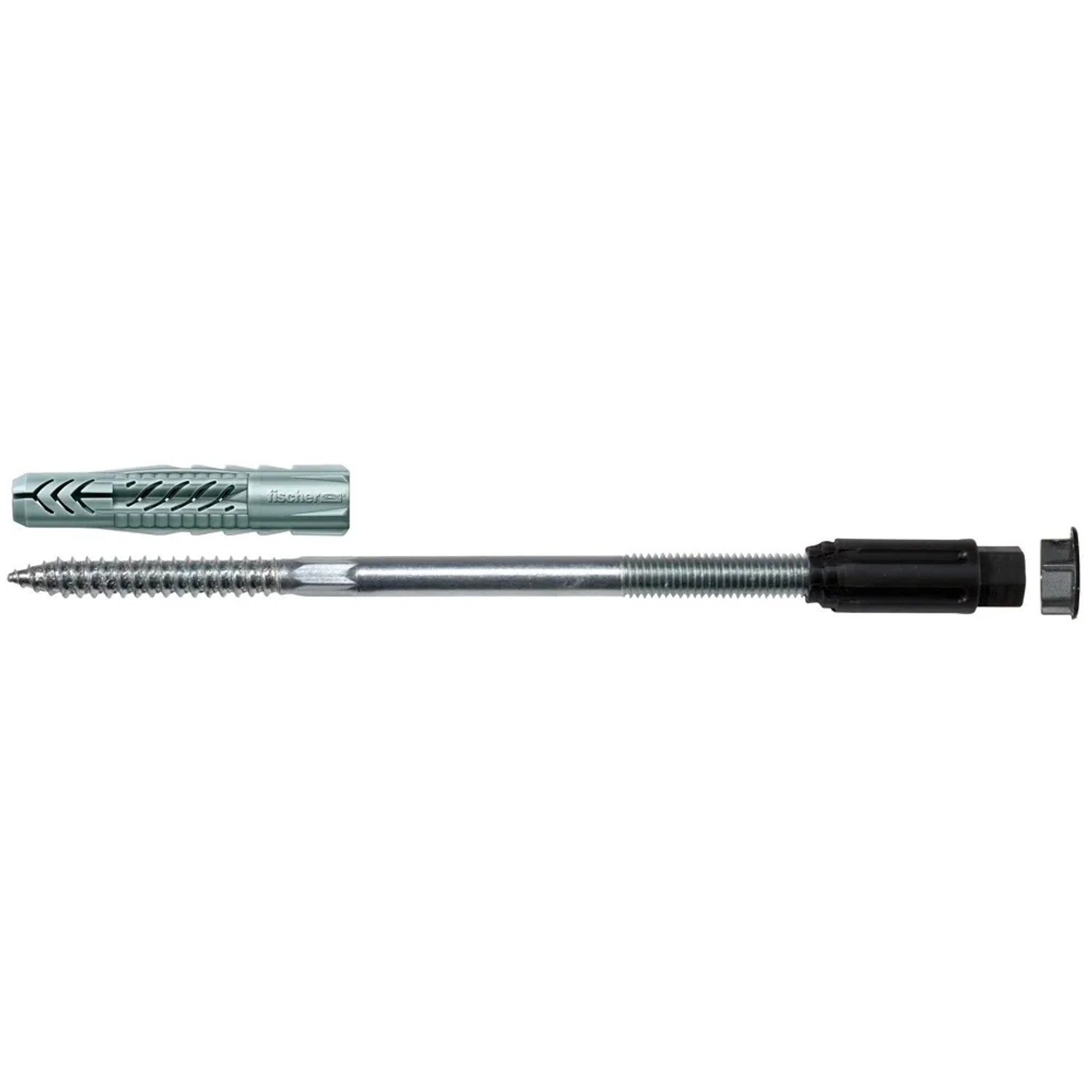 Fischer Thermax 8/100 Tassello: Sistema di montaggio distanziato con vite, tassello e cono in plastica, 2 pezzi.