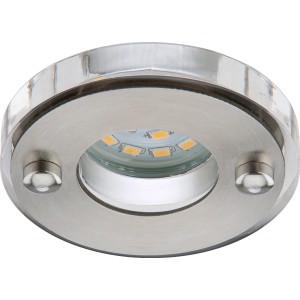 Faretto da incasso a LED Briloner Attach, set da 1, nichel opaco, faretto da soffitto rotondo