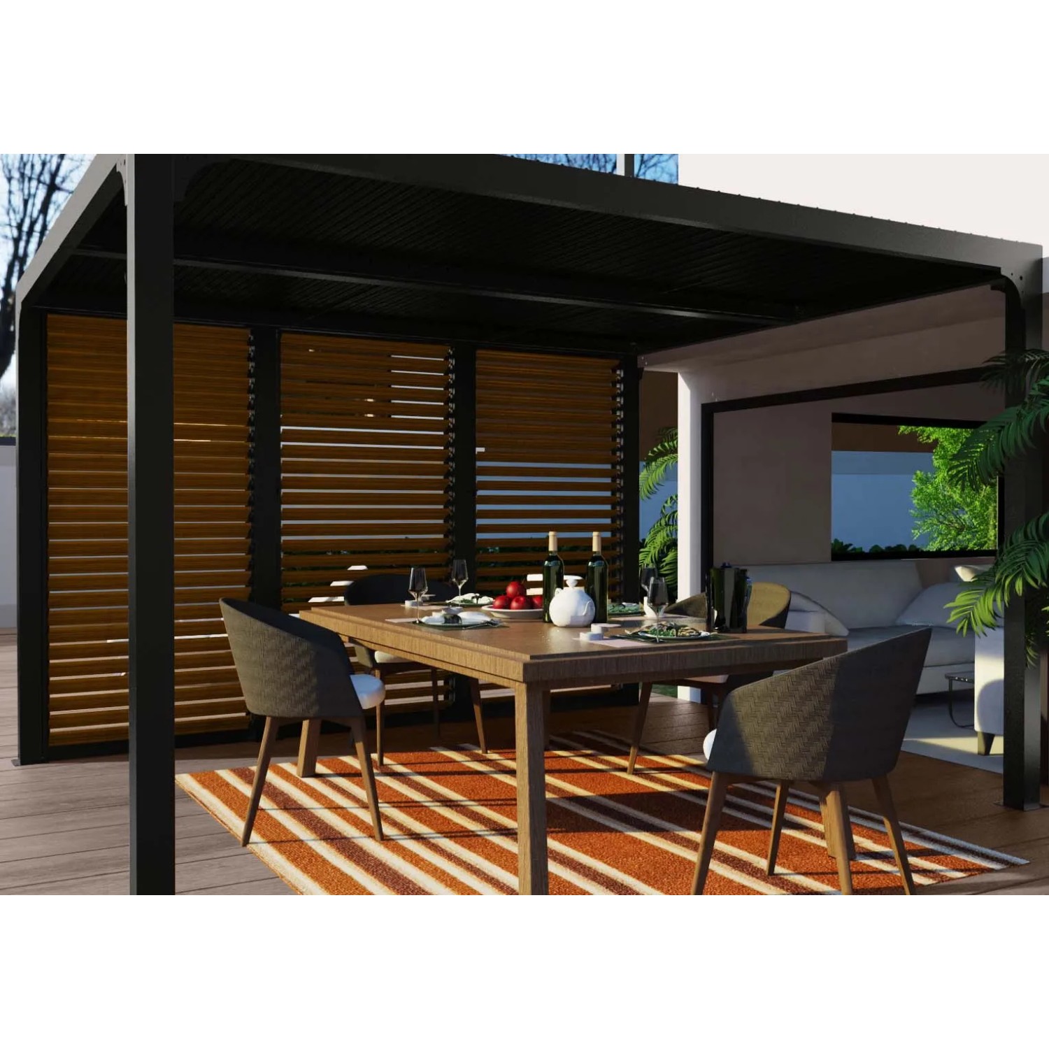 Veneziana in alluminio 360 cm simil legno 3630 e 3660_2