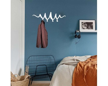 Appendiabiti Per Piatti Invisibili,6 PCS Supporto Per Piatti Da Parete + 6 PCS Ganci Decorativi Per Piatti In Oro Gancio A Molla A Forma Di W - Foto 12