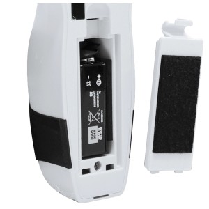 Localizzatore Laserliner StarFinder: vano batteria con batteria da 9V e coperchio.