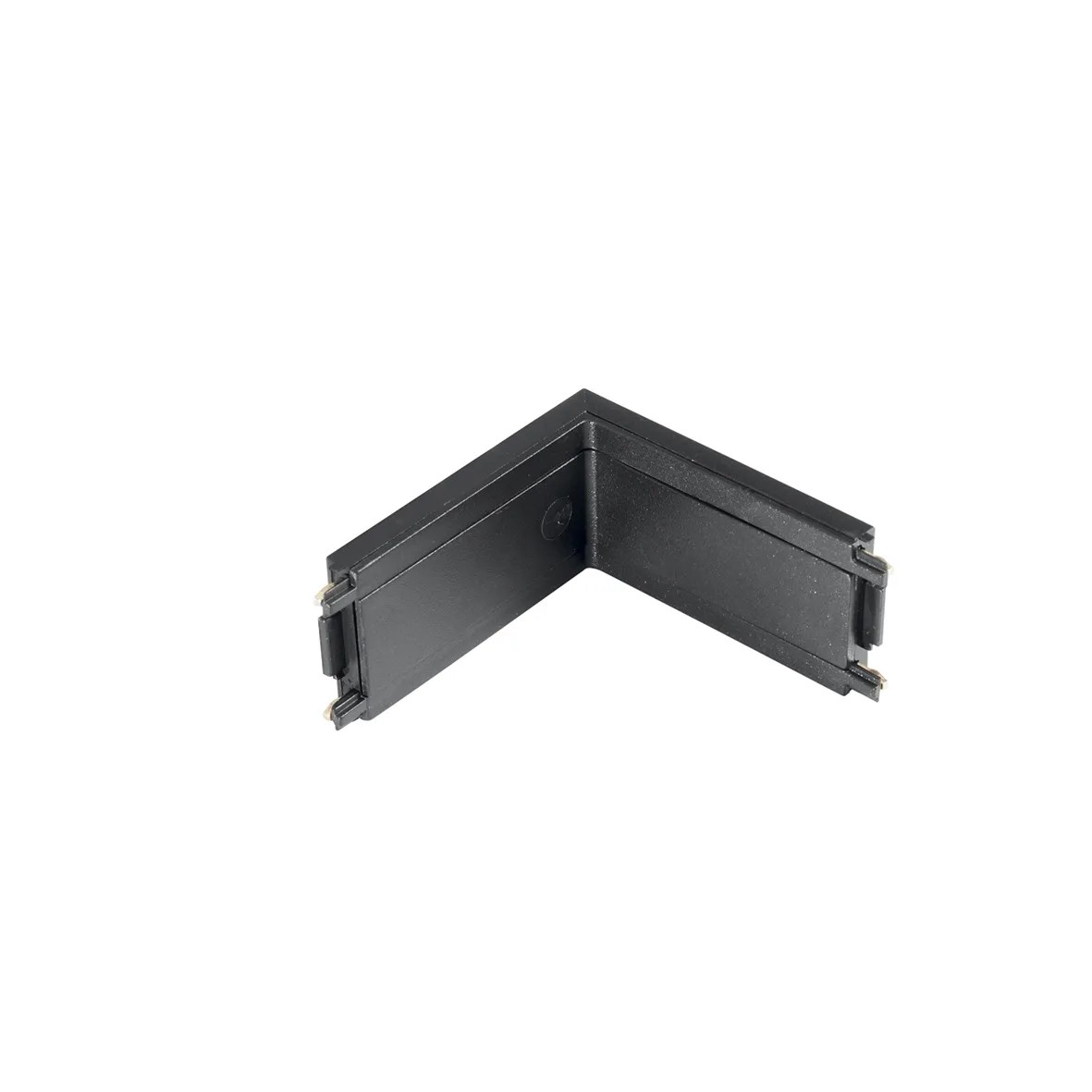 Connettore Angolare In Alluminio Nero Magnetico 48v Davinci A Biemi Sospeso Connettore Angolare In Alluminio Nero Magnetic
