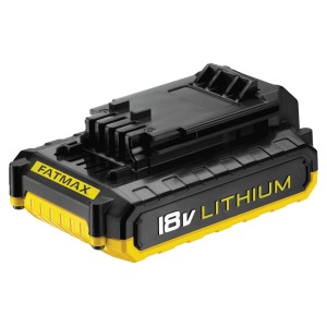 Batteria Stanley FatMax FMC687L, batteria agli ioni di litio 18V per elettroutensili.