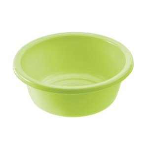Bacinella verde in plastica per la pulizia, t.b.t.
