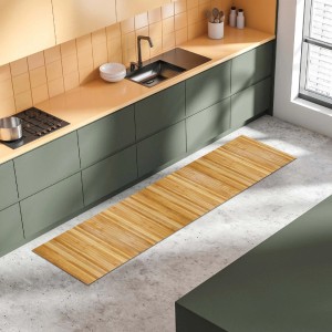 Tappeto cucina Bamboo Edge H50xL180 cm naturale