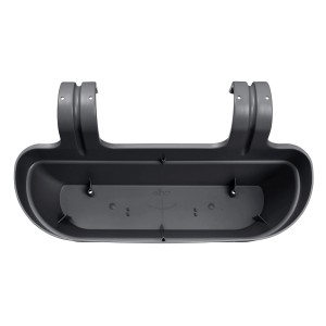 Fioriera antracite Elho Vibia Campana L, 46x24x26 cm, adatta per ringhiere fino a 6 cm.