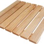 Tappetino doccia in legno a listelli, accessorio per doccia.