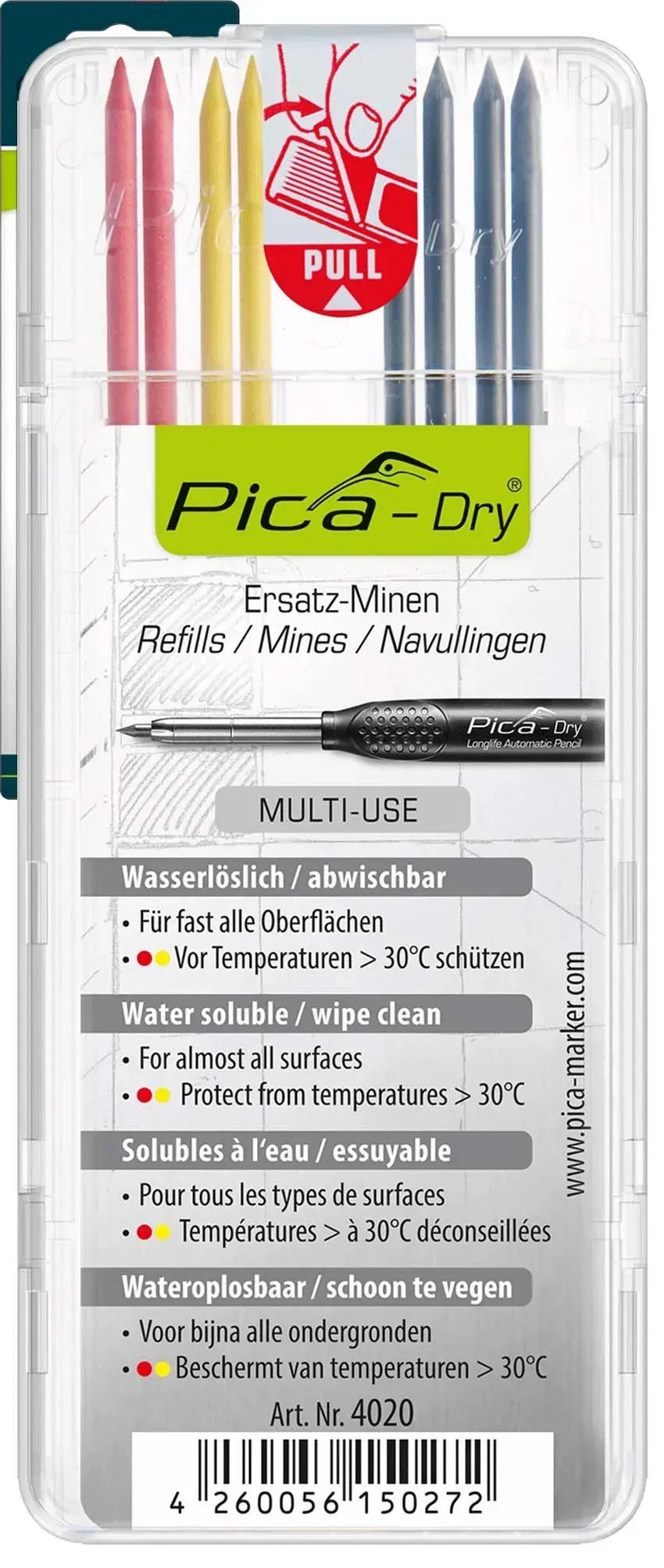 Mine Di Ricambio Per Compasso - Scatola Da 10 Pezzi Per Disegno Tecnico E Scuola - Foto 4