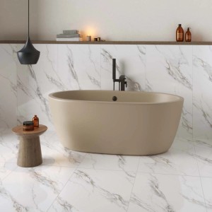 Piastrella in gres porcellanato Calacatta Gold Maestoso 60x120 cm 1,44 m²