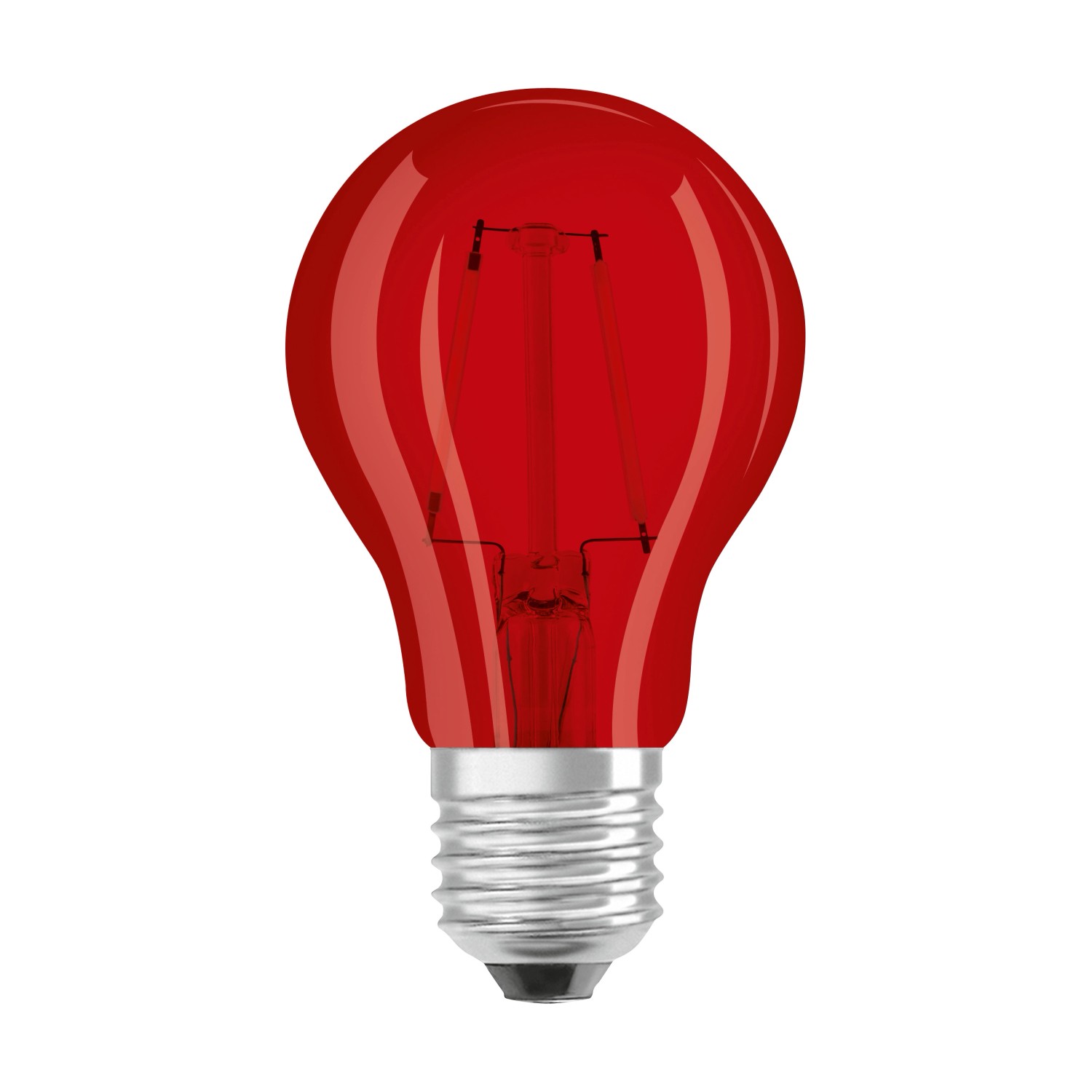 Lampadina Rossa E14 26W Dimmerabile - 2 Pezzi, Vetro Rosso, Per Atmosfera Festiva E Decorativa