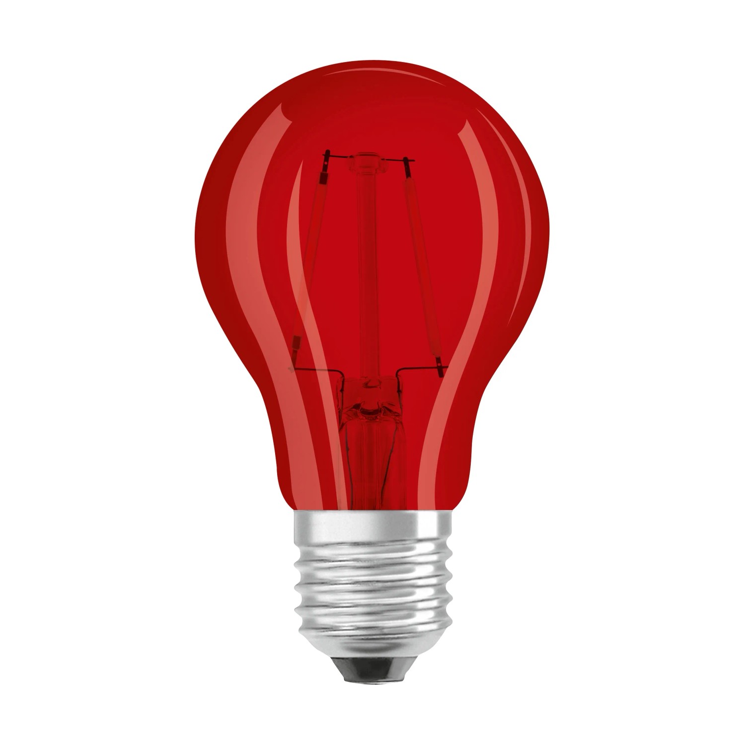 Lampadina LED E27 A Goccia Osram DéCor 45 Lm Rosso-image